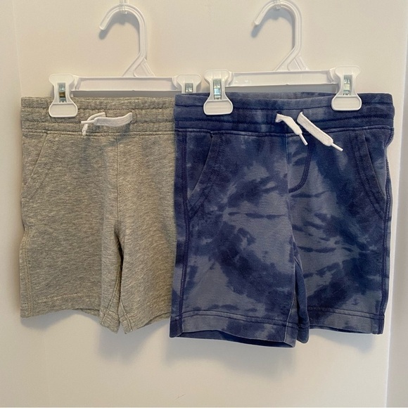 Old Navy Boys Fleece Drawstring Stretch Shorts Gray/ Blue Tie-Dye Size XS (5) - Picture 1 of 8